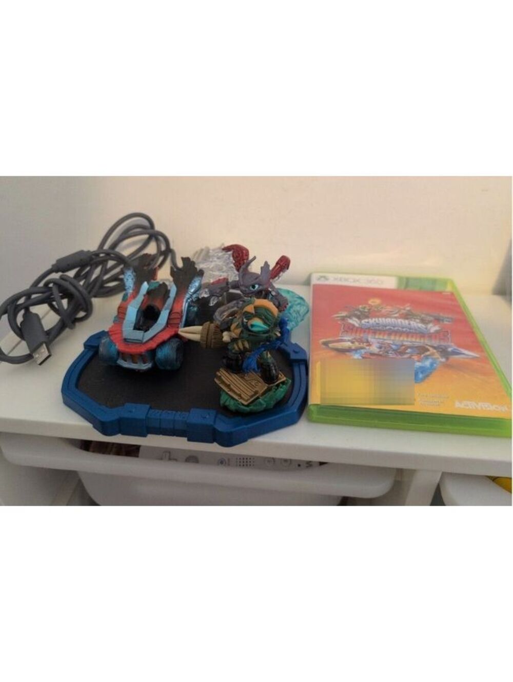 Skylanders Superchargers Racing Starter Pack Lot - Xbox 360 Game Portal Figures